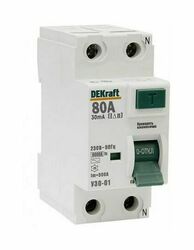 УЗО-03, 2P, 80A, 100mA