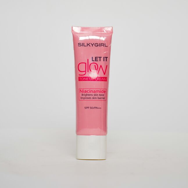 Silkygirl Let it glow Tone up - Чийгшүүлж арьсны өнгө сэргээж хамгаалах бэйс
