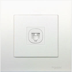 1 Gang, Telephone outlet with shutter