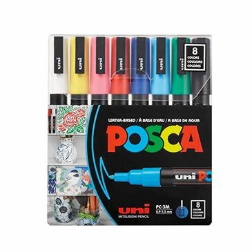 Posca-3M pack of 8 colors 