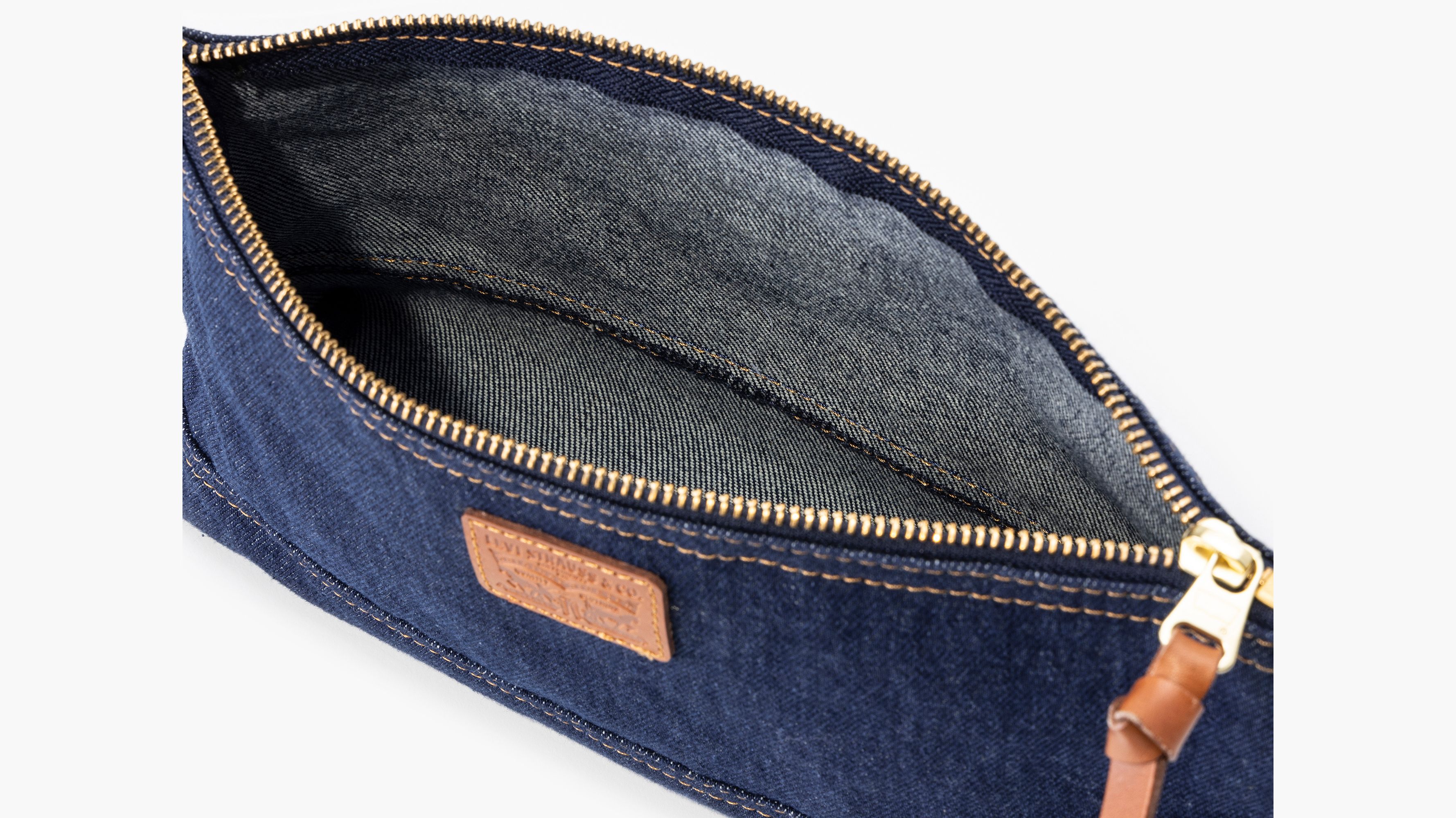 SMALL POUCH INDIGO RINSE 2