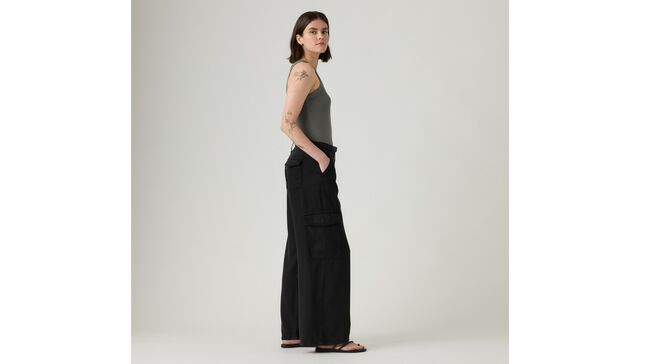 BAGGY DAD CARGO DRAPEY CAVIAR GD