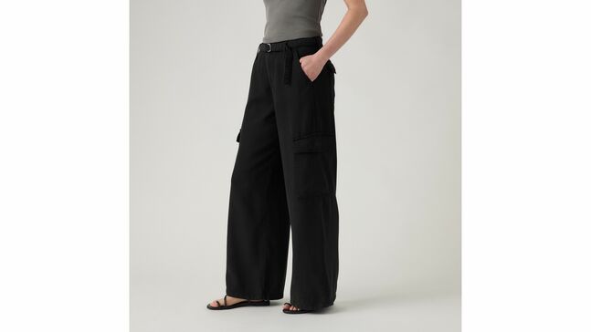 BAGGY DAD CARGO DRAPEY CAVIAR GD