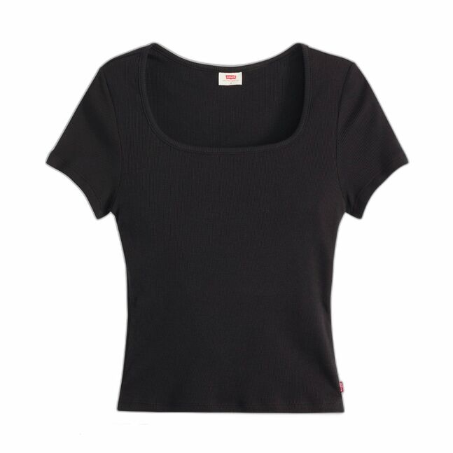 ESSENTIAL SQRD NECK TEE ANTHRACITE NIGHT