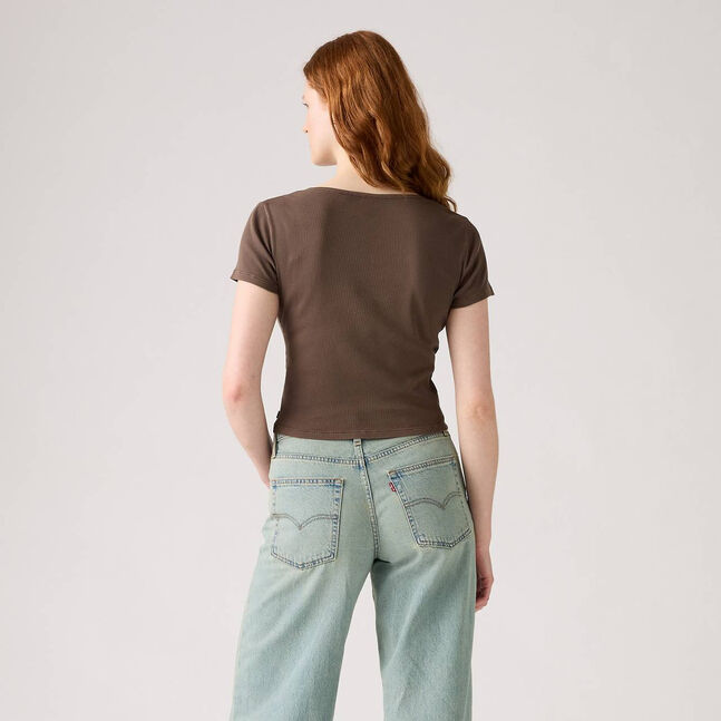 ESSENTIAL SQRD NECK TEE FA180896 GARMEN
