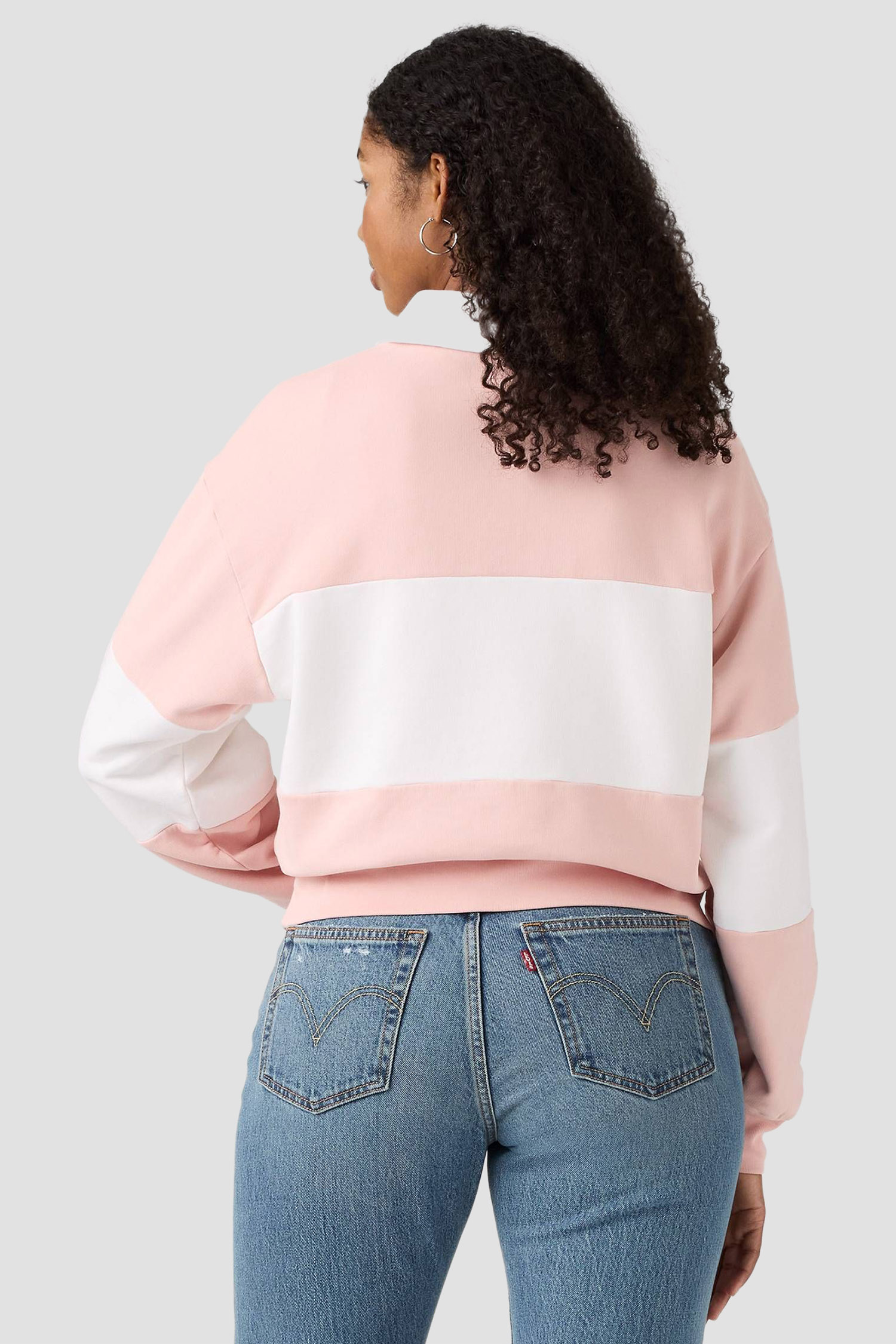 GR BANKS 1/4 ZIP COLLAR LS N PEACHSKIN/