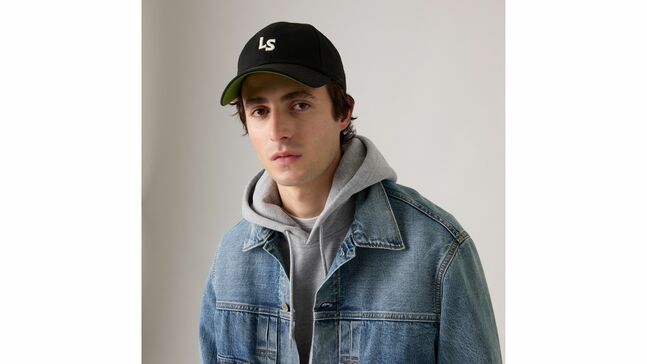 LS MONOGRAM CAP CAVIAR TWILL
