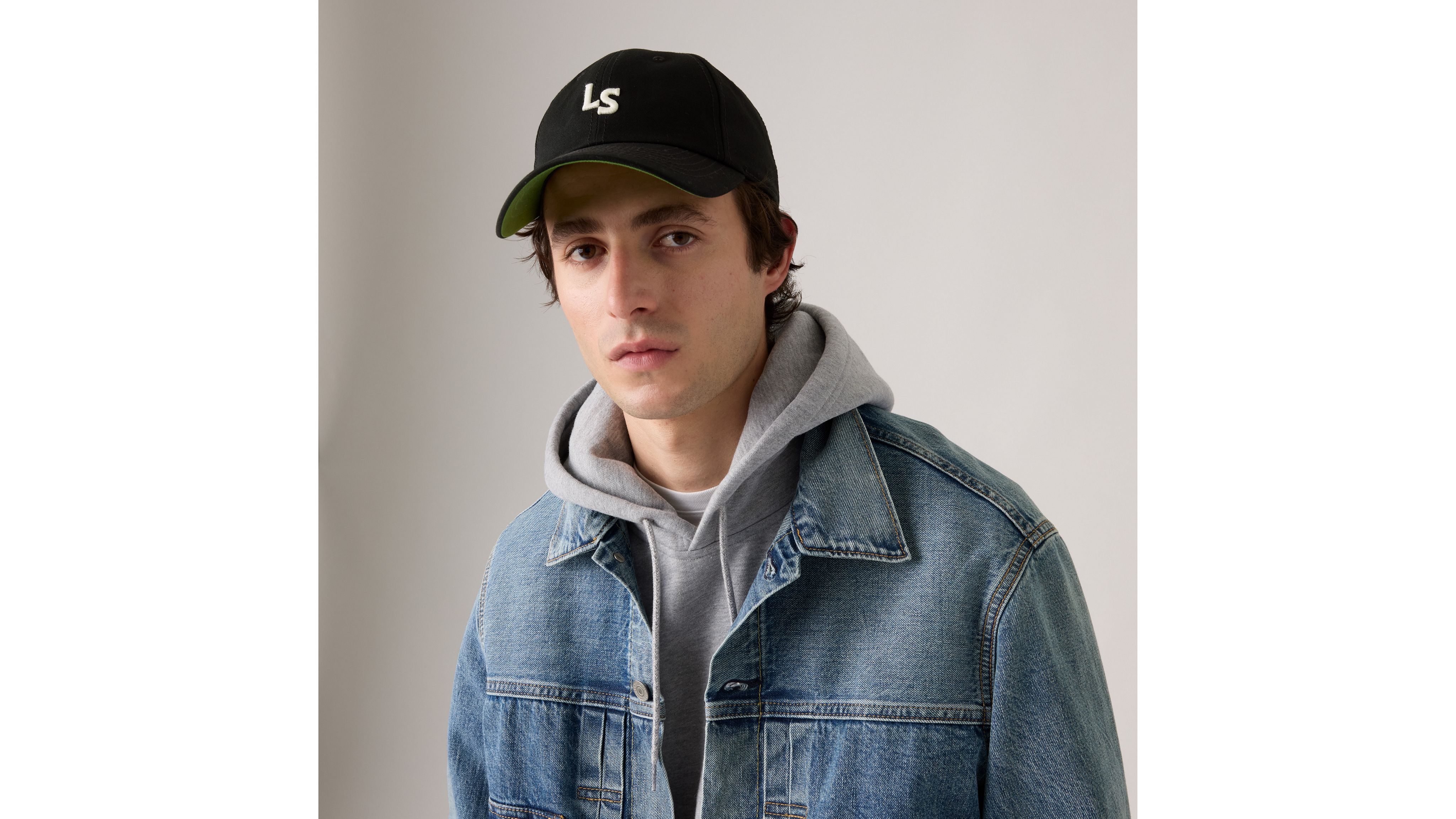 LS MONOGRAM CAP CAVIAR TWILL