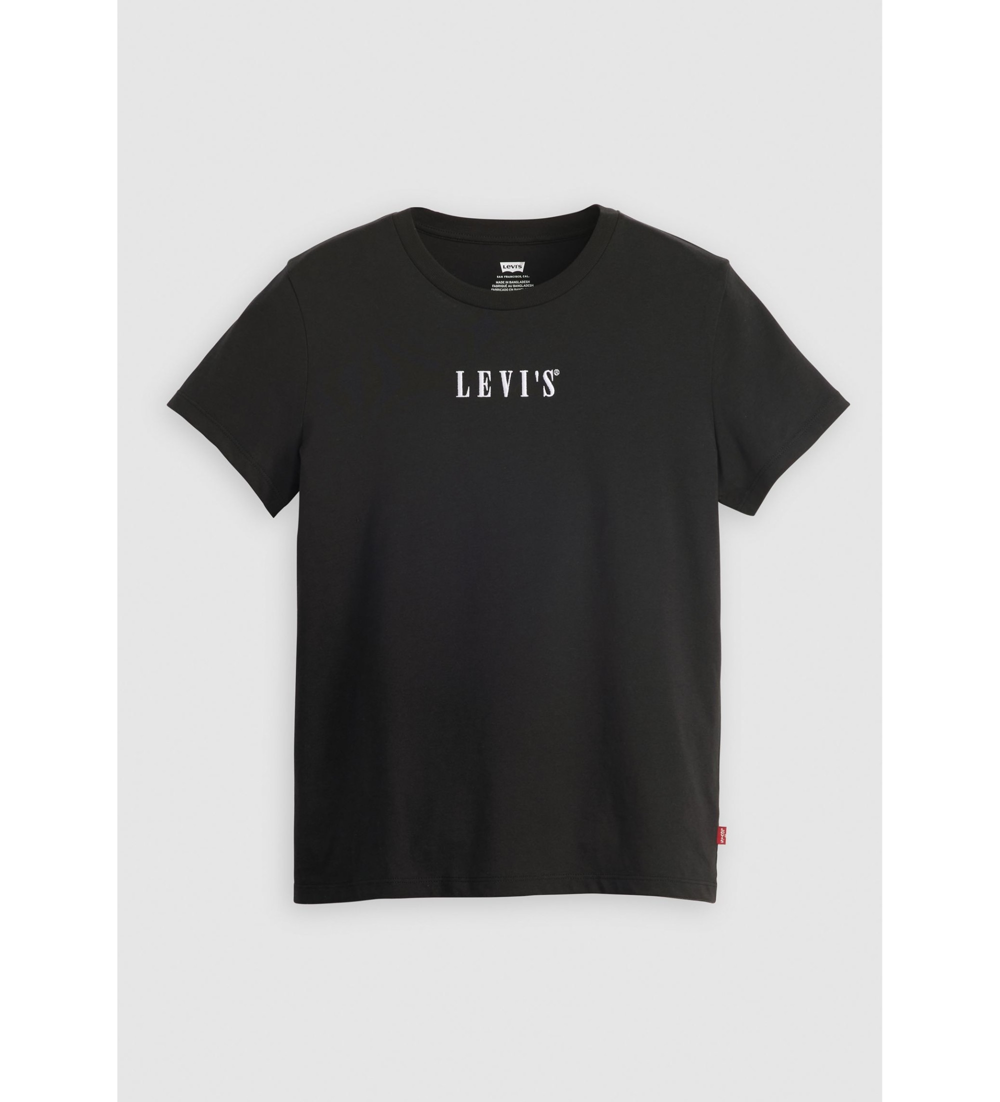 THE PERFECT TEE SERIF EMB CAVIAR