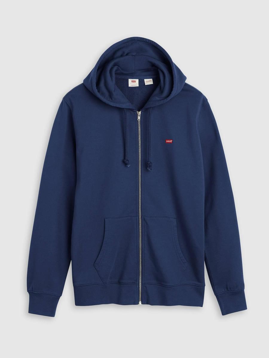 THE ORIGINAL HM ZIP UP NAVY BLAZER