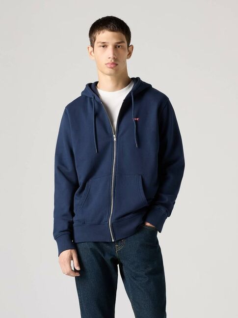 THE ORIGINAL HM ZIP UP NAVY BLAZER