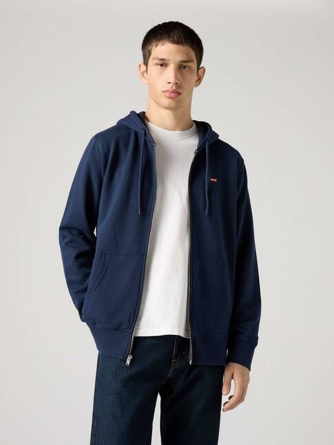 THE ORIGINAL HM ZIP UP NAVY BLAZER