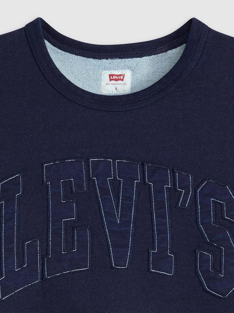 GRAPHIC HERITAGE CREW LEVIS RAW EDGE A