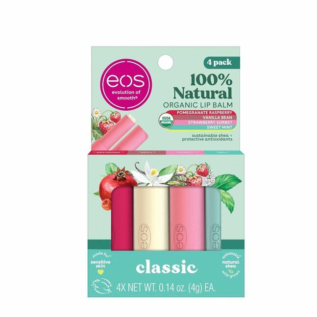 Eos 100% natural & organic lip 
