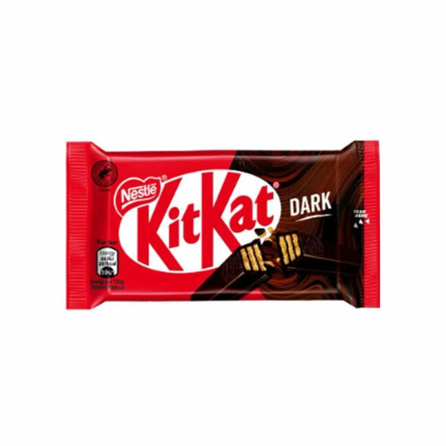 KITKAT шаржигнуур өрмөнцөртэй хар шоколад, 41.5г                                                                                       