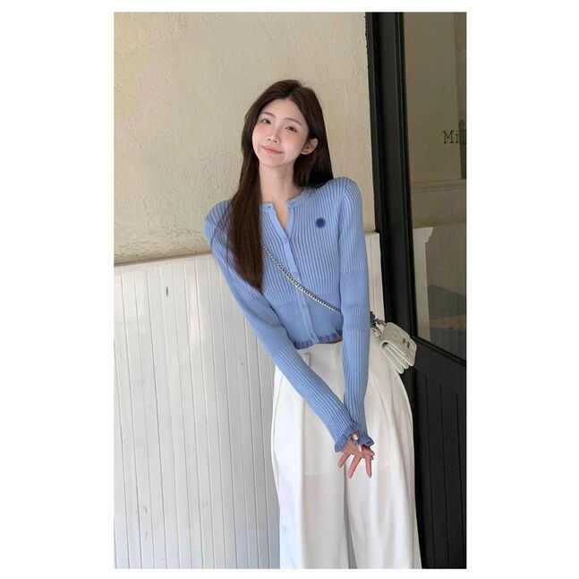 Blue long sleeve shirt