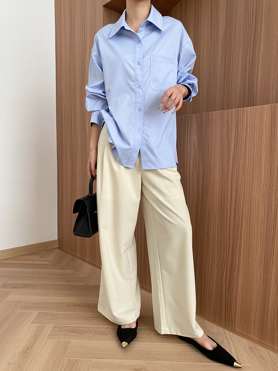 Blue button up shirt