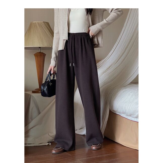 Brown wool pants