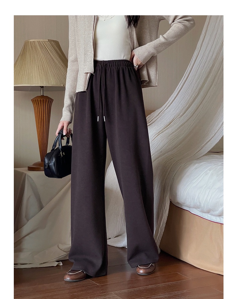 Brown wool pants