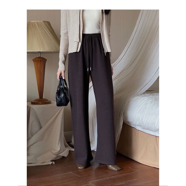 Brown wool pants