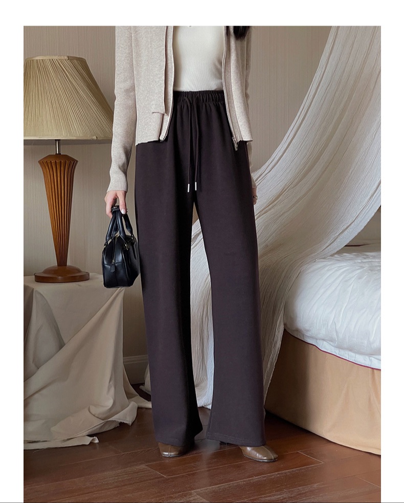 Brown wool pants