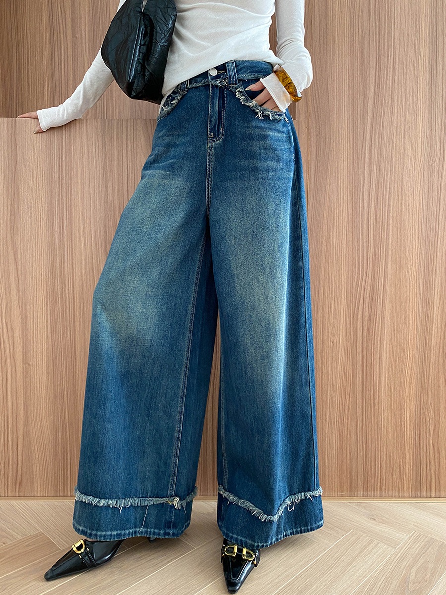 Wide leg jeans