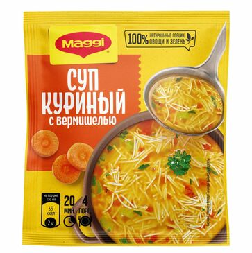 МАГГИ  Нарийн гоймон, тахианы махтай шөл, 50г