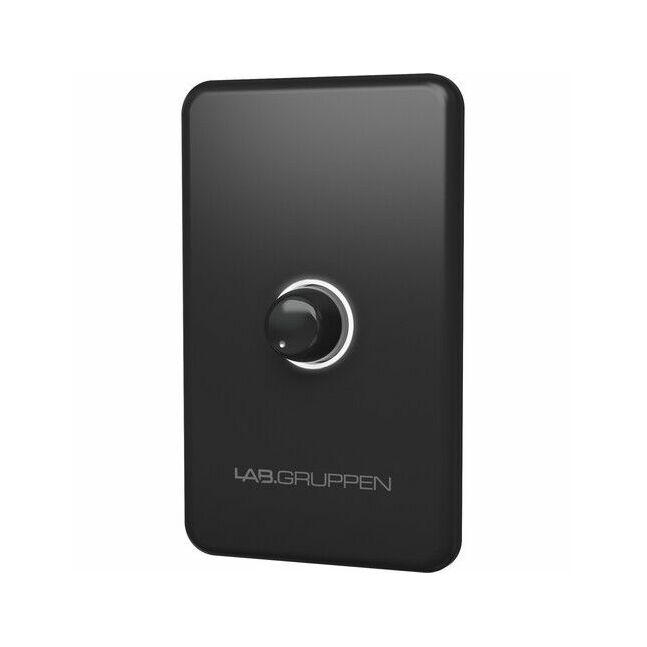 Lab.Gruppen Black Volume Remote Control Wall Plate 