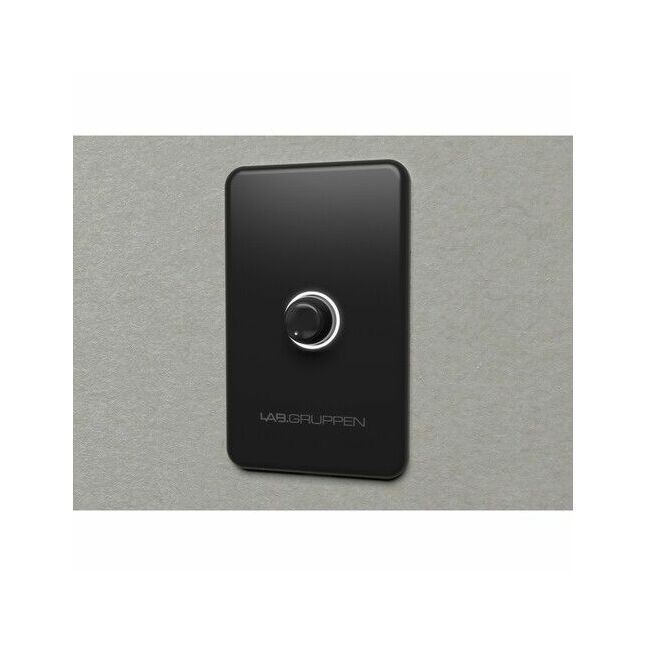 Lab.Gruppen Black Volume Remote Control Wall Plate 