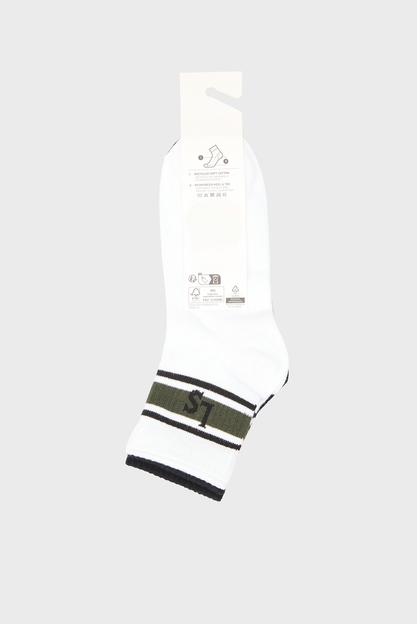 LEVIS HIGH MID CUT LOGO 2P
