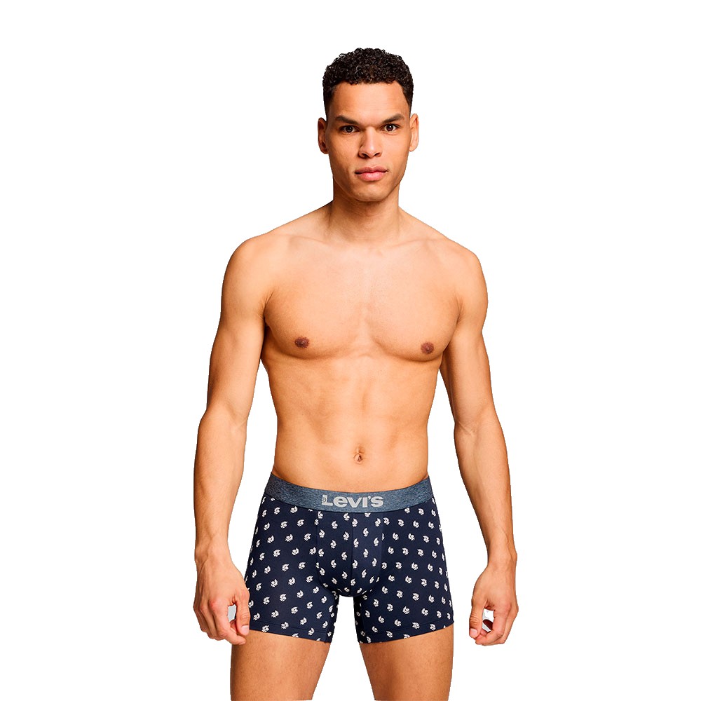 EVIS MEN DENIM GEO BOXER BRIEF 2P