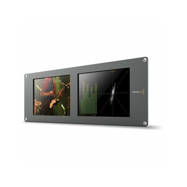Blackmagic Design SmartScope Duo 4K Rack-Mounted Dual 6G-SDI Monitors