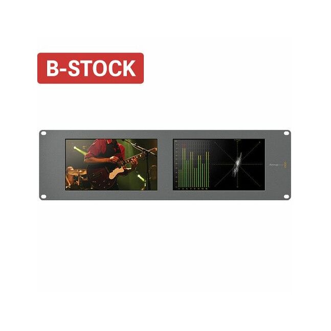 Blackmagic Design SmartScope Duo 4K Rack-Mounted Dual 6G-SDI Monitors