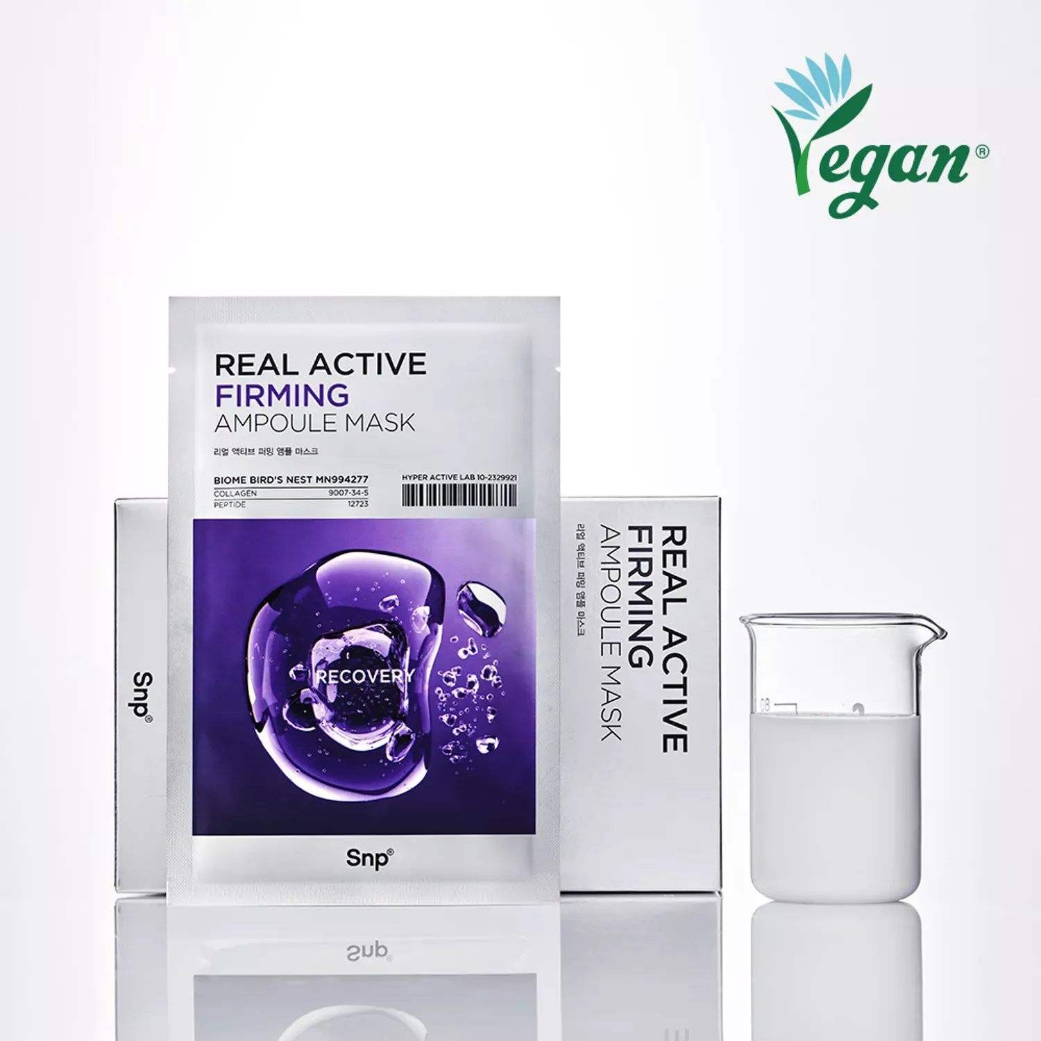 SNP REAL ACTIVE FIRMING AMPOULE MASK 1PCS