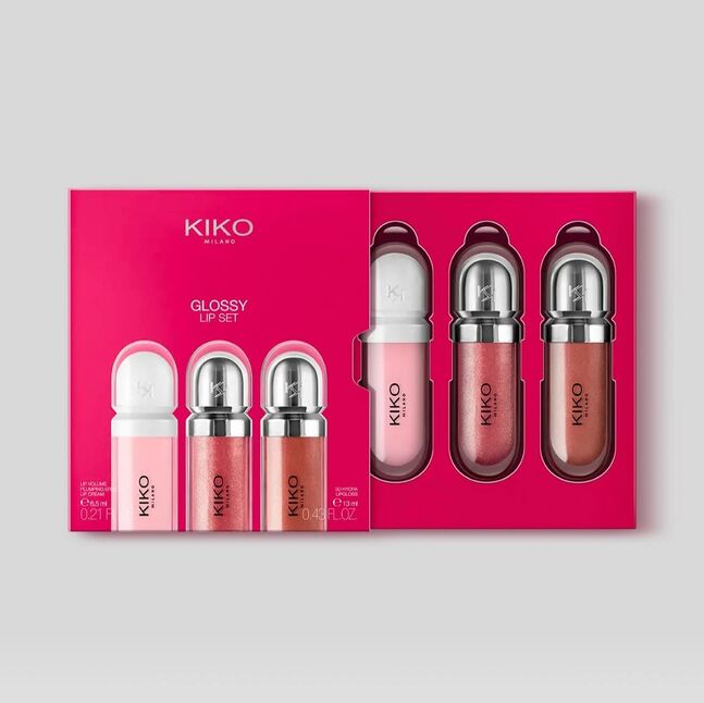Kiko glossy lip set