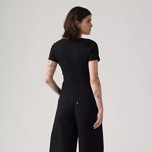 ESSENTIAL SQRD NECK TEE ANTHRACITE NIGHT
