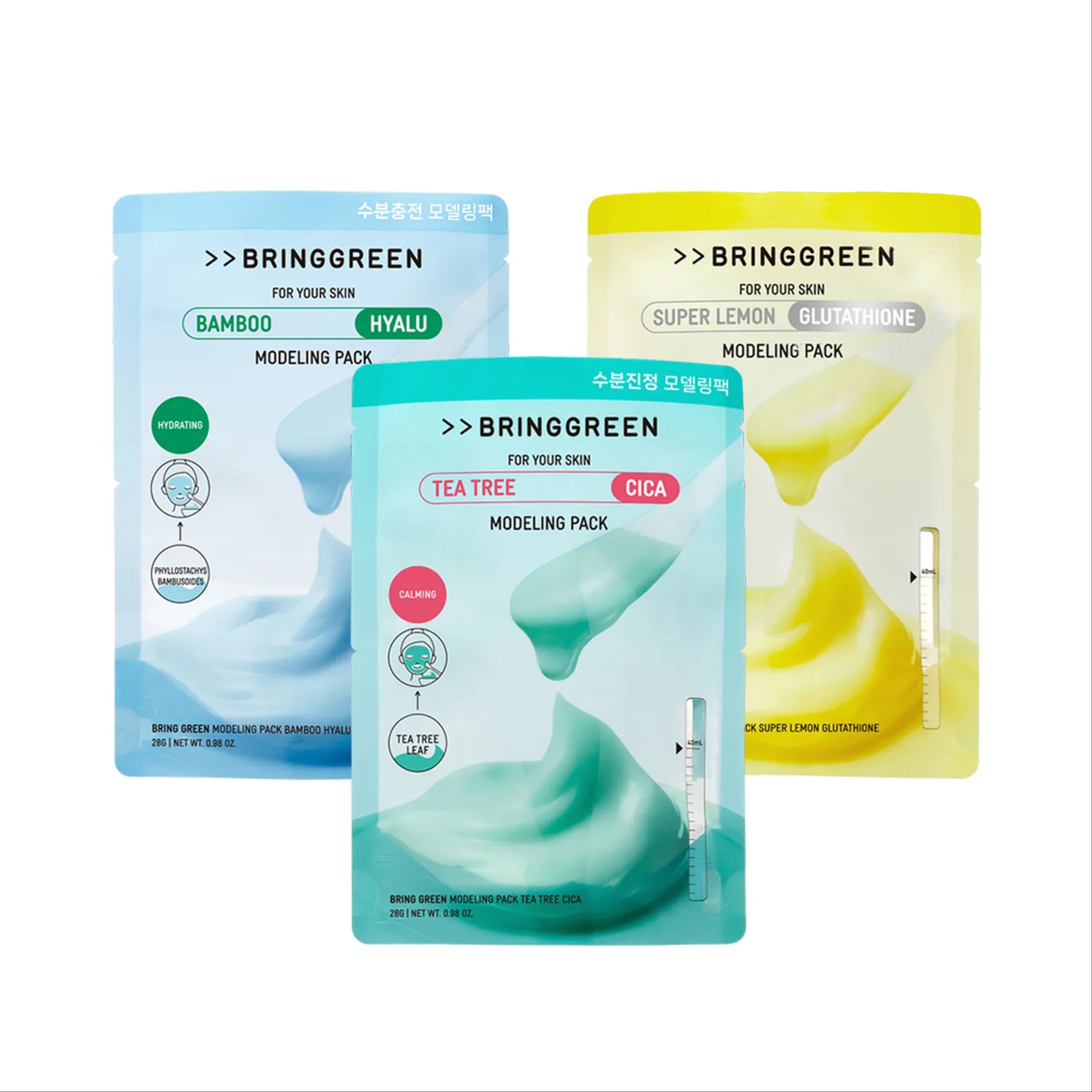 BRINGGREEN Modeling Pack Tea Tree Cica 28g