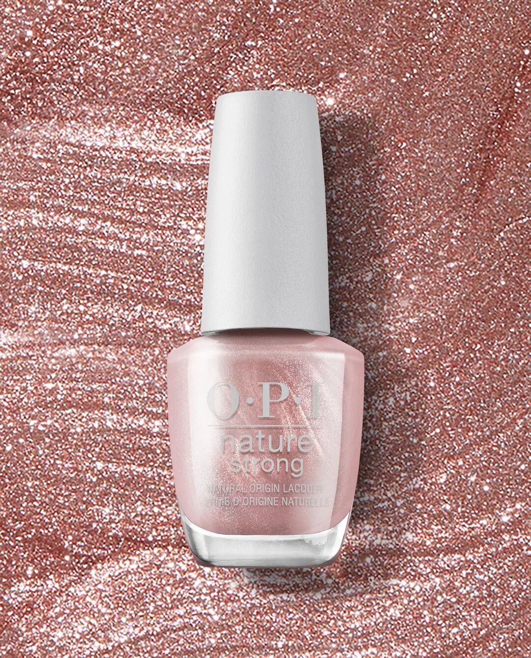 OPI NATURE STRONG - INTENTIONS ARE ROSE GOLD 15ML