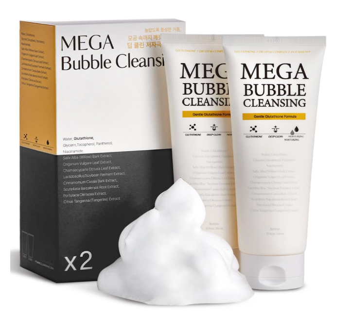 HETRAS Mega Bubble Cleansing Foam 210ml 