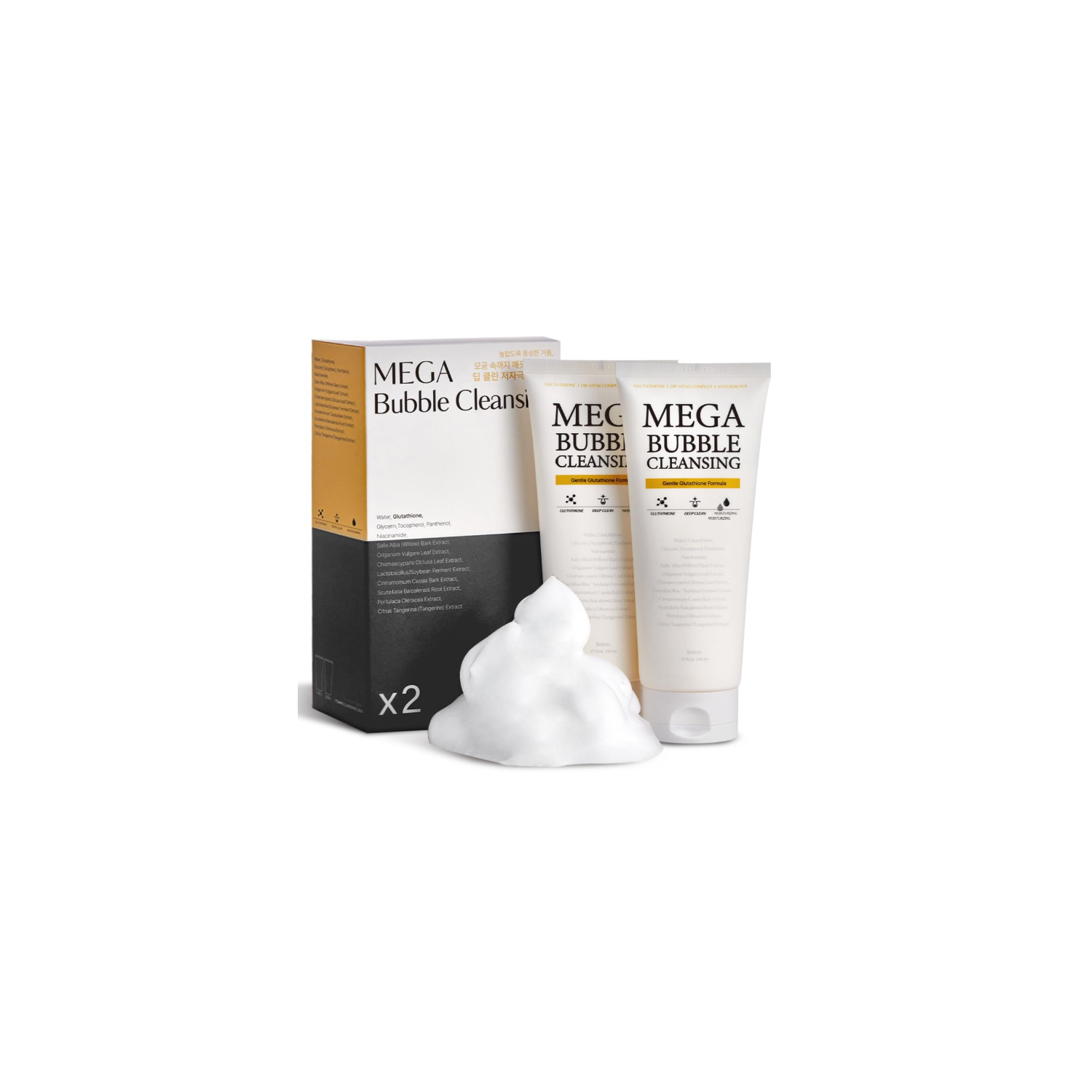 HETRAS Mega Bubble Cleansing Foam 210ml 
