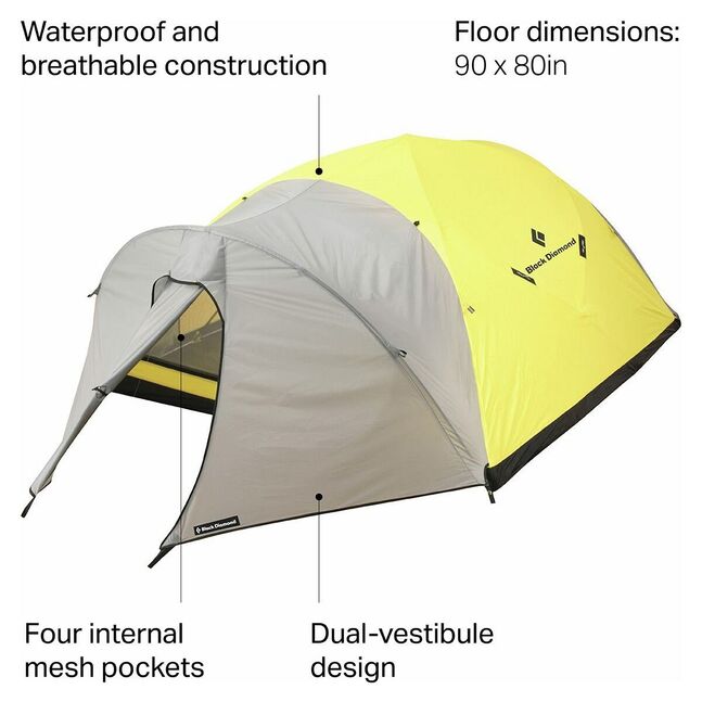 Black diamond bombshelter tent 