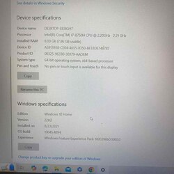 Dell g3, i7, 8gb ram, 126ssd, 