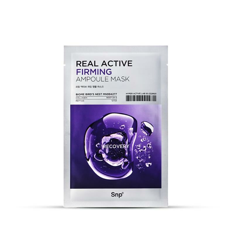 SNP REAL ACTIVE FIRMING AMPOULE MASK 1PCS