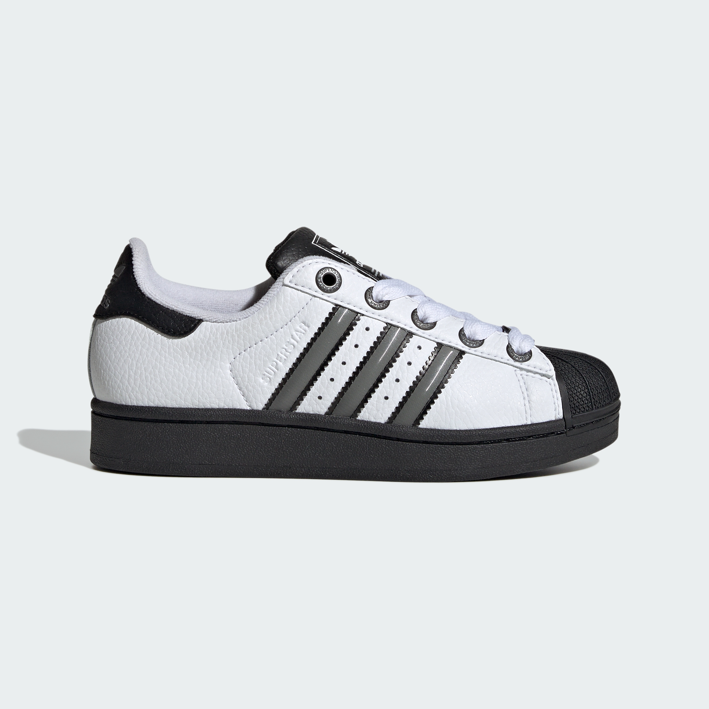 SUPERSTAR II J FTWWHT/MSILVE/CBLACK