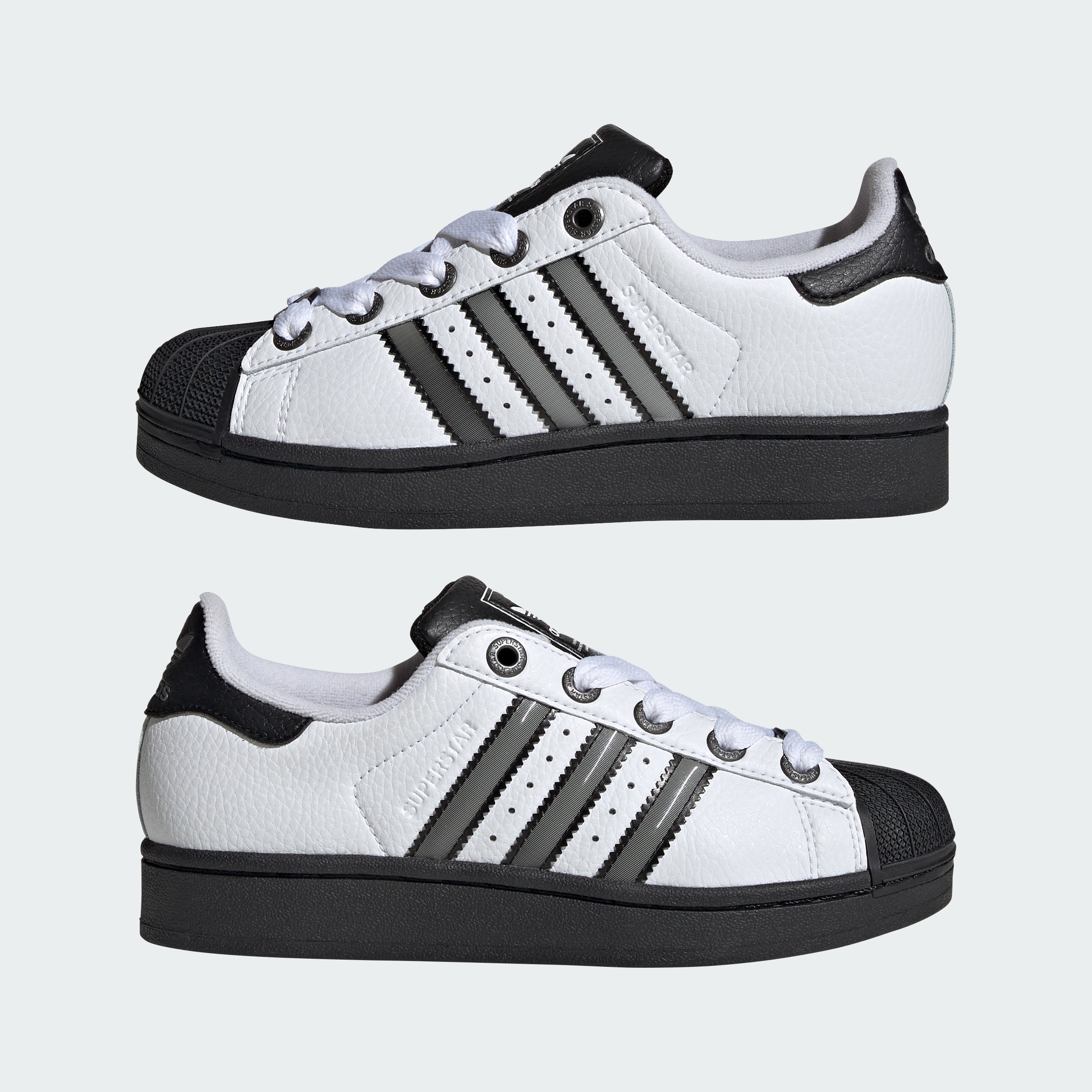 SUPERSTAR II J FTWWHT/MSILVE/CBLACK