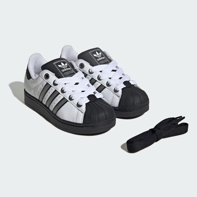SUPERSTAR II J FTWWHT/MSILVE/CBLACK