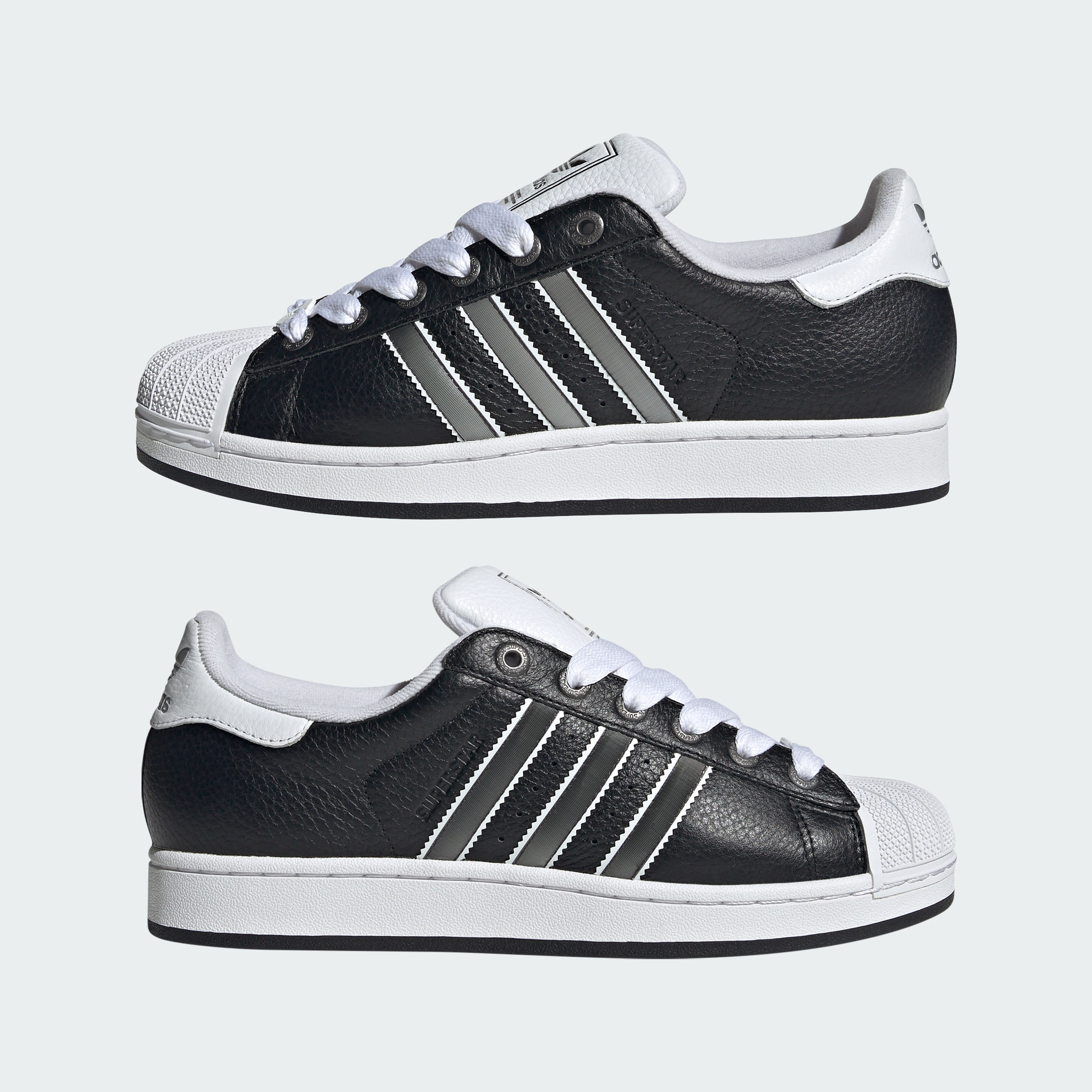 SUPERSTAR II CBLACK/MSILVE/FTWWHT