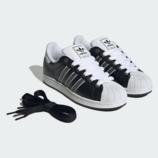 SUPERSTAR II CBLACK/MSILVE/FTWWHT