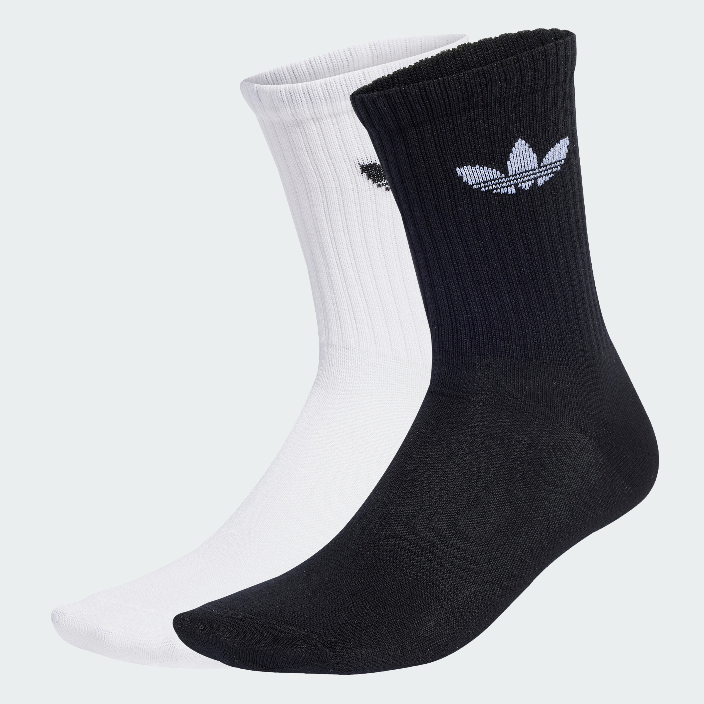 RUFFLE CREW 2P WHITE/BLACK