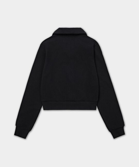 RIB CLLAR FZ BLACK/GOLDMT